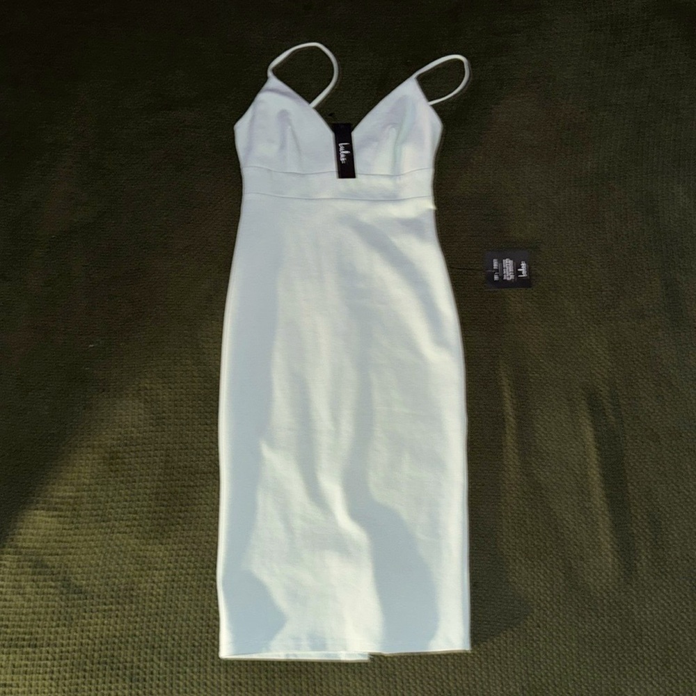 Lulus Pale Mint Green Bodycon Midi Dress - Size Small (NWT)